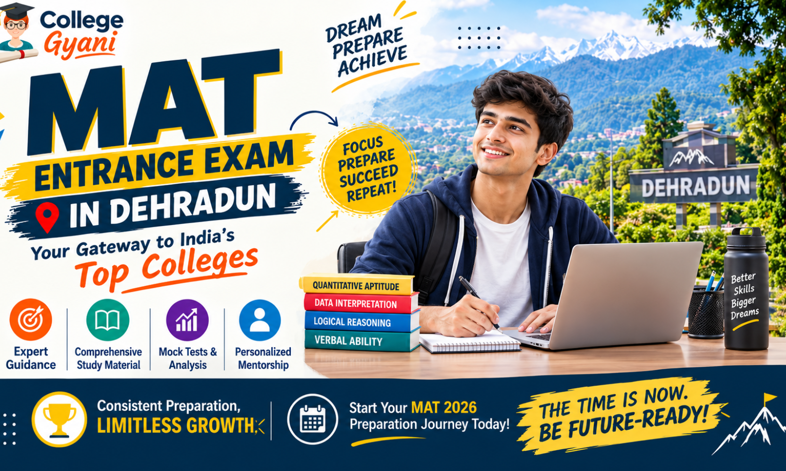 MAT Entrance Exam in Dehradun for MBA Preparation